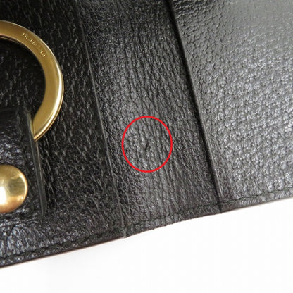 GUCCI | グッチ シェリーライン キーケース 435297・496085 ブラック【瀬戸大橋店】
