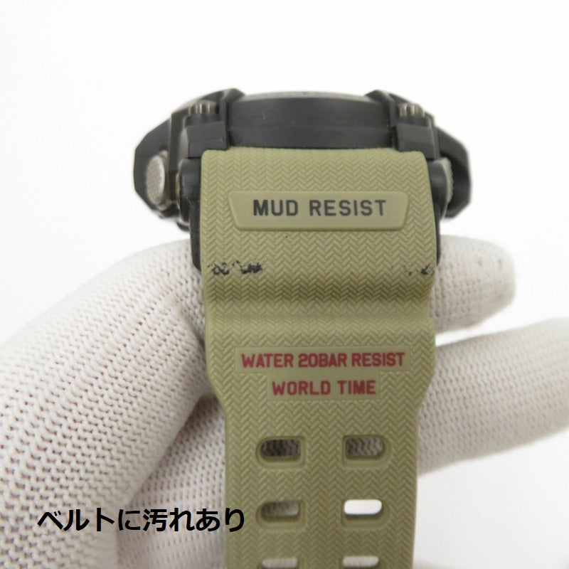 G-SHOCK | ジーショック MASTER OF G - LAND/MUDMASTER 腕時計 GG-1000-1A5 カーキ 文字盤ブラック【瀬戸大橋店】