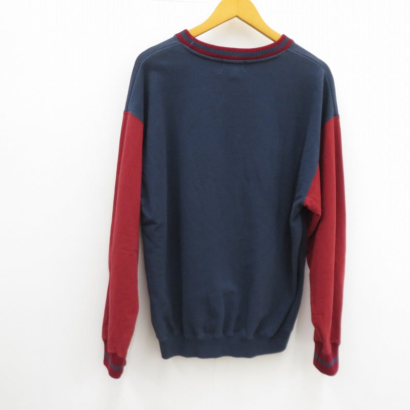 X-LARGE | エクストララージ RETRO CREW NECK SWEAT スウェット 101213012008 ネイビー サイズ：M【瀬戸大橋店】