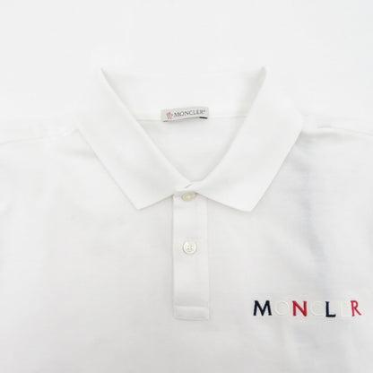 MONCLER | モンクレール SS POLO ポロシャツ H10918A00024 ホワイト サイズ：M【瀬戸大橋店】
