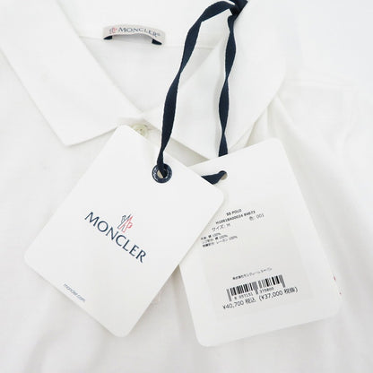 MONCLER | モンクレール SS POLO ポロシャツ H10918A00024 ホワイト サイズ：M【瀬戸大橋店】