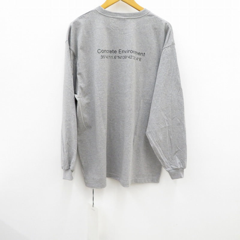W)TAPS | ダブルタップス 40PCT UPARMOURED / LS / COTTON 長袖Ｔシャツ 242ATDT-LTM03S グレー サイズ：2【瀬戸大橋店】
