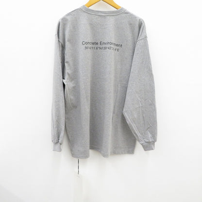 W)TAPS | ダブルタップス 40PCT UPARMOURED / LS / COTTON 長袖Ｔシャツ 242ATDT-LTM03S グレー サイズ：2【瀬戸大橋店】