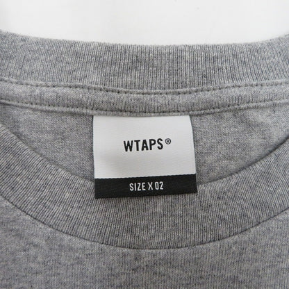 W)TAPS | ダブルタップス 40PCT UPARMOURED / LS / COTTON 長袖Ｔシャツ 242ATDT-LTM03S グレー サイズ：2【瀬戸大橋店】