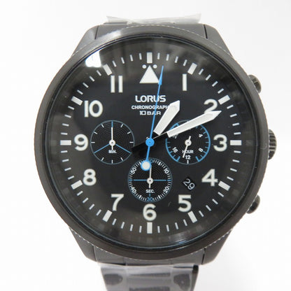 LORUS ローラス クロノグラフ 腕時計 RT361JX-9 ブラック 文字盤ブラック【瀬戸大橋店】