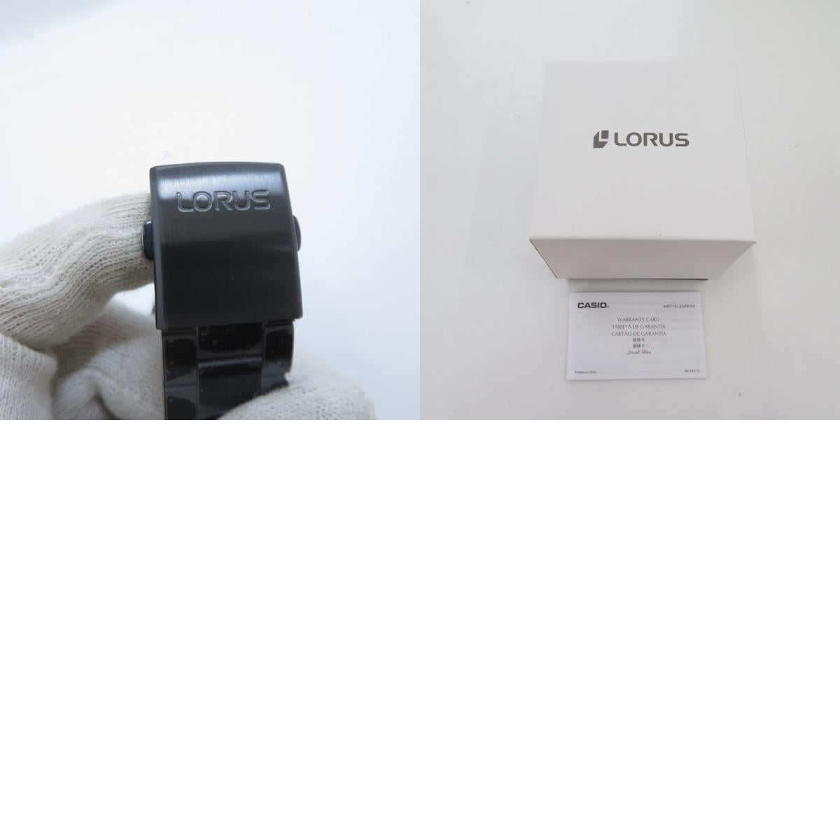 LORUS ローラス クロノグラフ 腕時計 RT361JX-9 ブラック 文字盤ブラック【瀬戸大橋店】