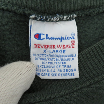 Champion | チャンピオン REVERSE WEAVE スウェット グリーン サイズ：XL【瀬戸大橋店】