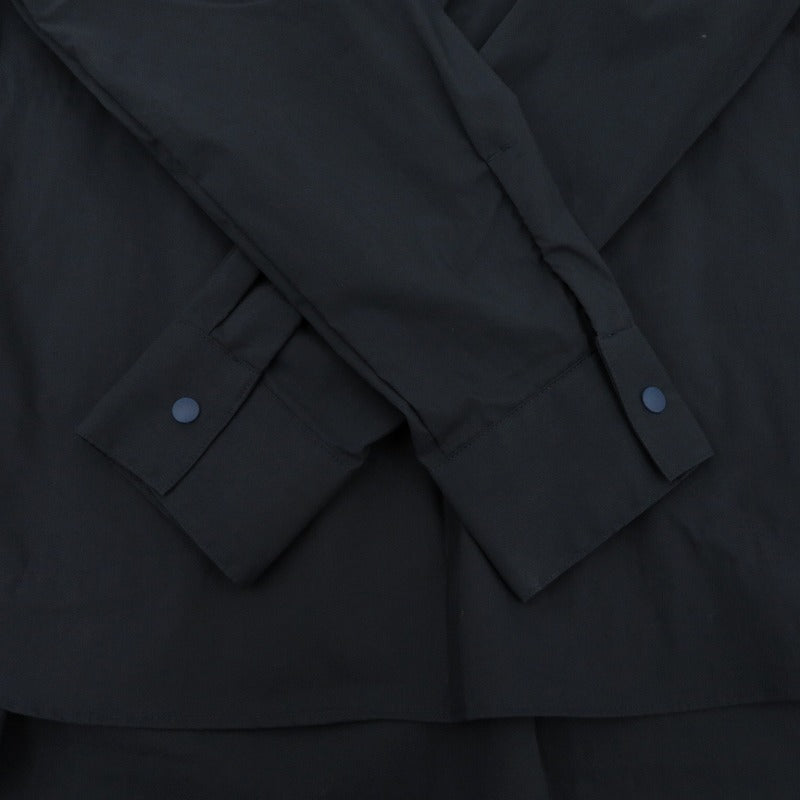 PULLOVER SHIRT(NAVY) 長袖シャツ ネイビー サイズ：1【瀬戸大橋店】