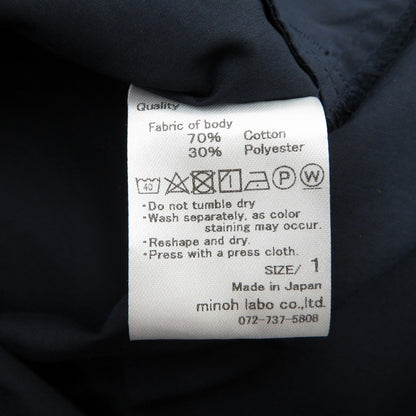PULLOVER SHIRT(NAVY) 長袖シャツ ネイビー サイズ：1【瀬戸大橋店】