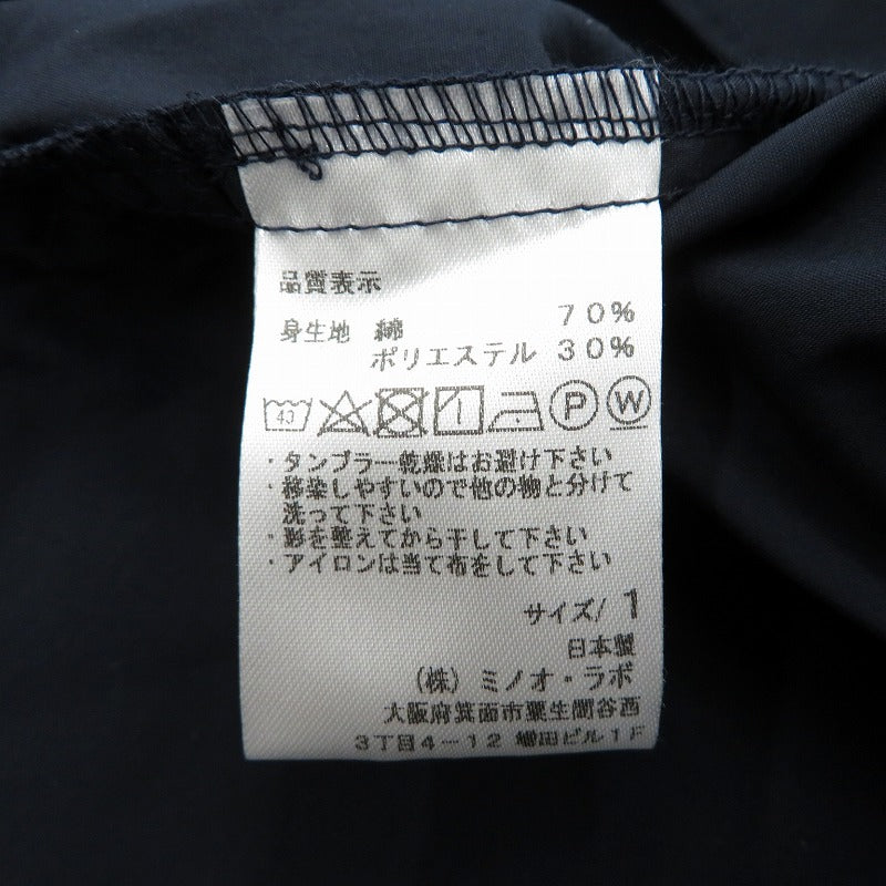 PULLOVER SHIRT(NAVY) 長袖シャツ ネイビー サイズ：1【瀬戸大橋店】