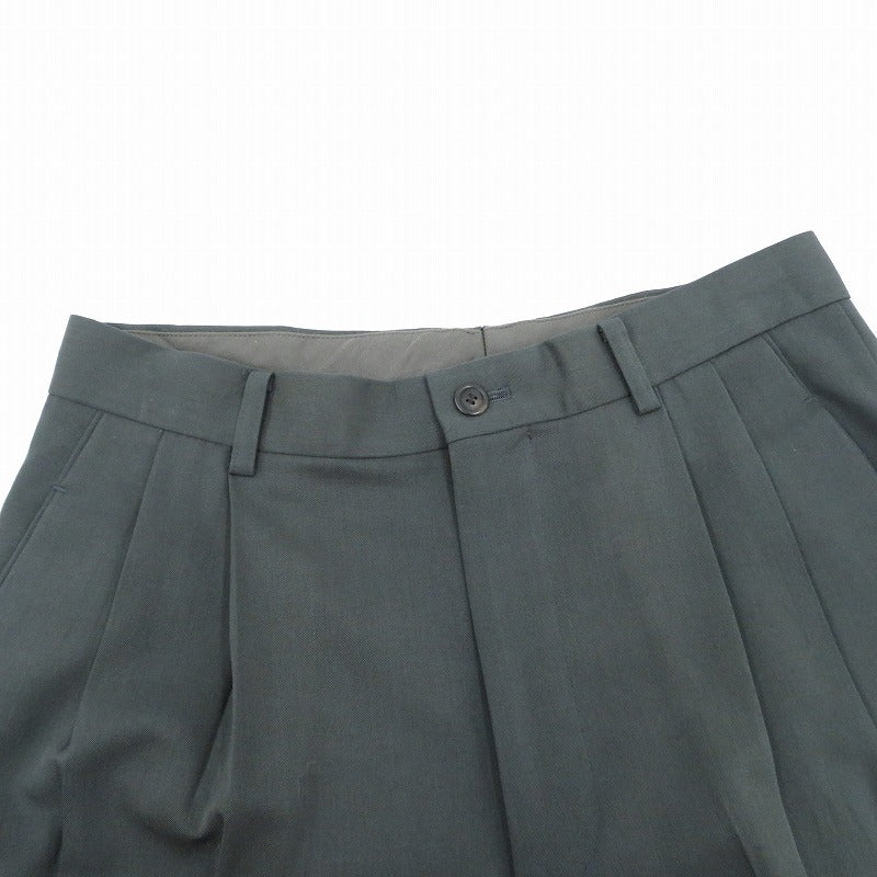 ISSEY MIYAKE | イッセイミヤケ パンツ ME23-FF006 グリーン サイズ：M【瀬戸大橋店】