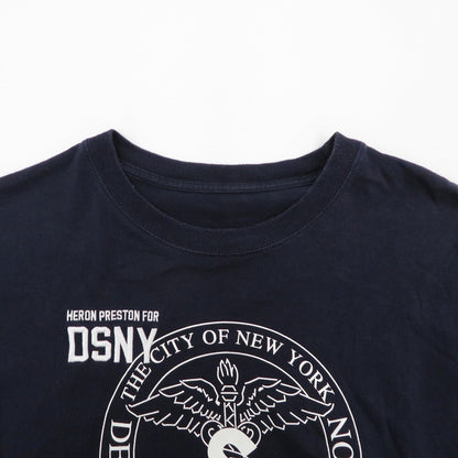HERON PRESTON | ヘロンプレストン 半袖Ｔシャツ HMAA001S18632057 ネイビー サイズ：M【瀬戸大橋店】