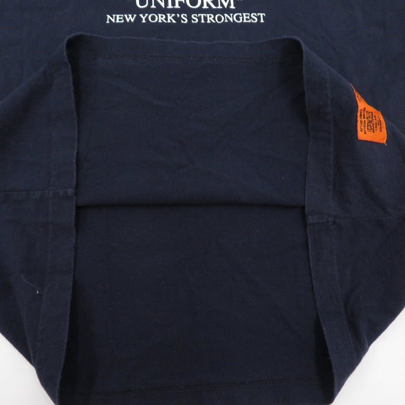 HERON PRESTON | ヘロンプレストン 半袖Ｔシャツ HMAA001S18632057 ネイビー サイズ：M【瀬戸大橋店】