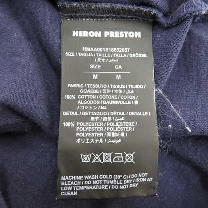 HERON PRESTON | ヘロンプレストン 半袖Ｔシャツ HMAA001S18632057 ネイビー サイズ：M【瀬戸大橋店】
