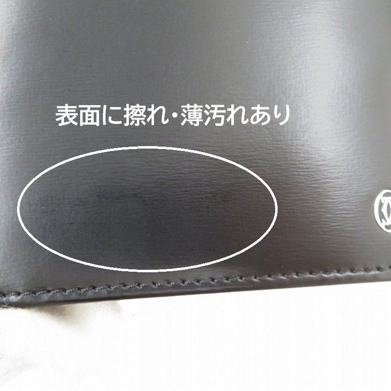 CARTIER | カルティエ パシャ ドゥ カルティエ 札入れ L3000220 ブラック【瀬戸大橋店】