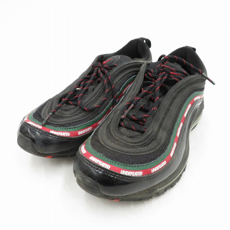 NIKE | ナイキ ×Undefeated Air Max 97 OG 'black' スニーカー AJ1986-001 エアマックス ブラック 27cm【瀬戸大橋店】
