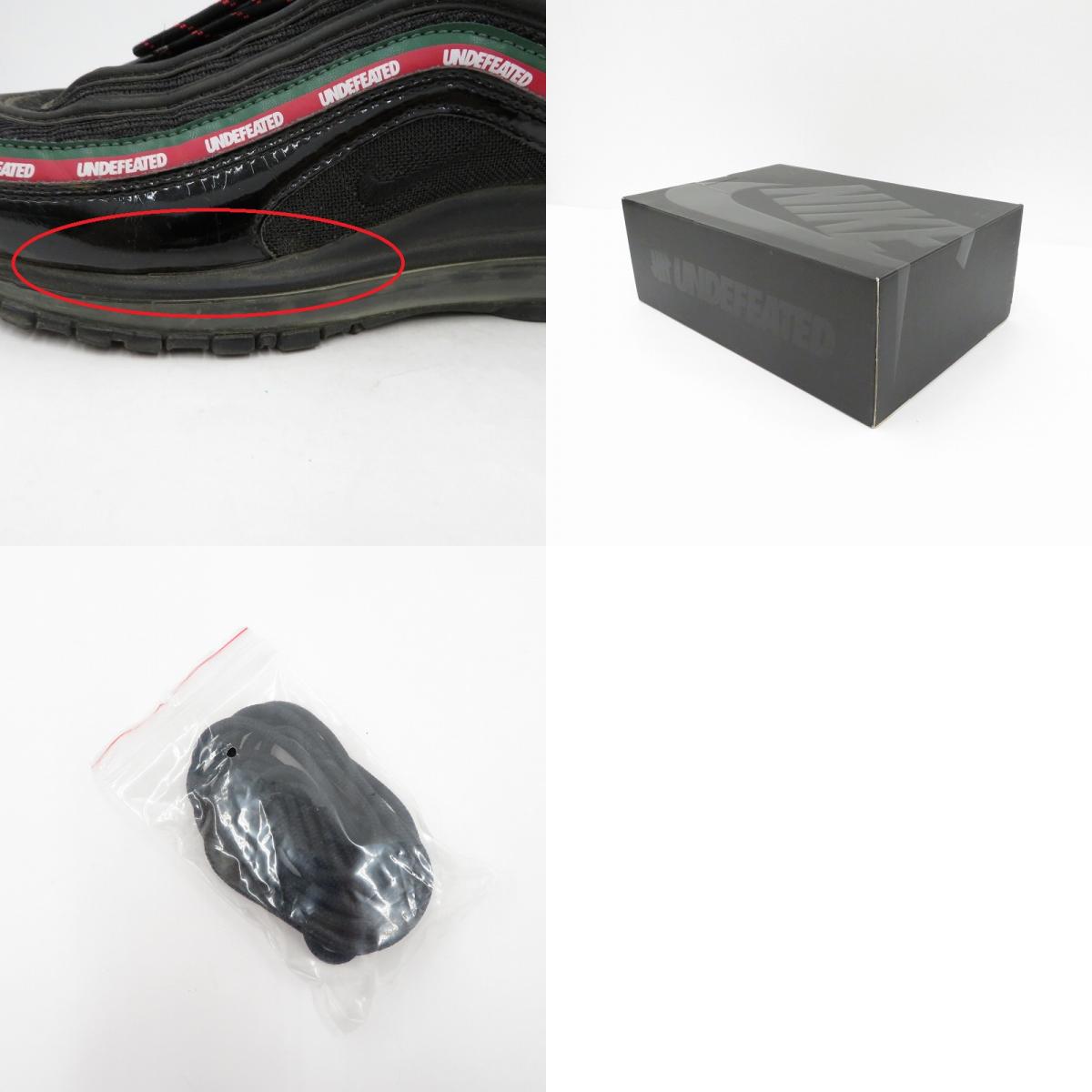NIKE | ナイキ ×Undefeated Air Max 97 OG 'black' スニーカー AJ1986-001 エアマックス ブラック 27cm【瀬戸大橋店】