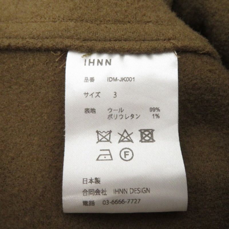 スタンドカラージャケット その他アウター IDM-JK001 ブラウン サイズ：3【瀬戸大橋店】
