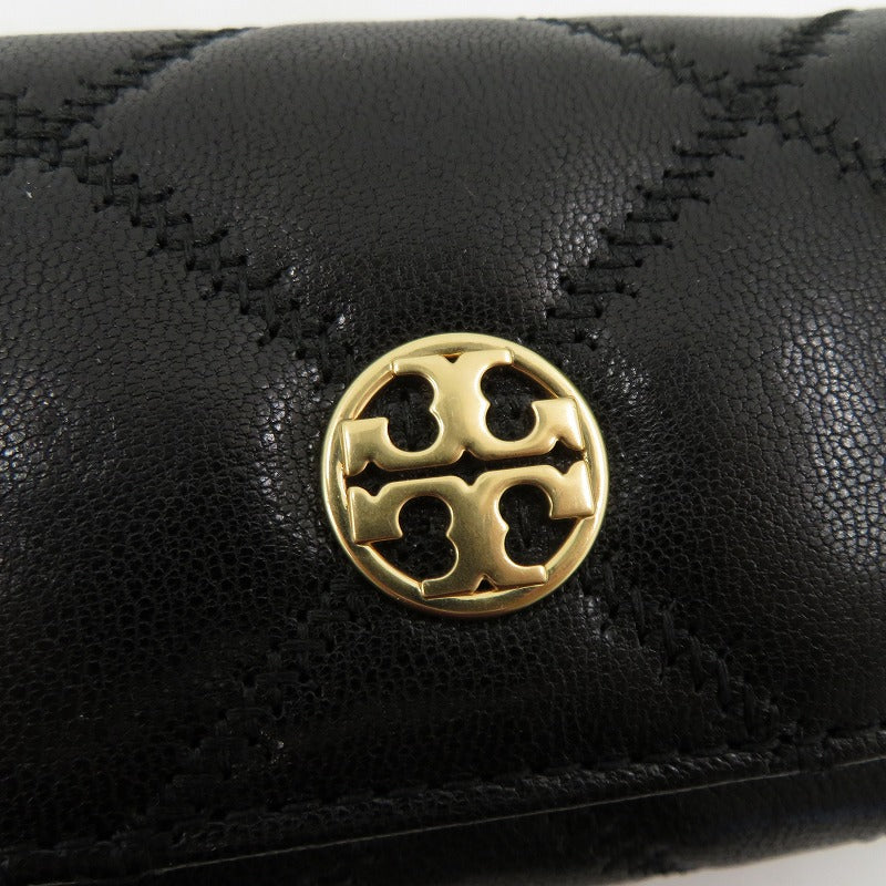 Tory Burch | トリーバーチ ウィラ キルティング カードケース 87866 ブラック【瀬戸大橋店】