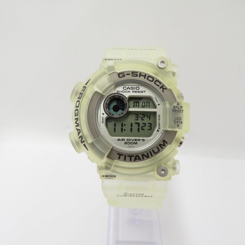 G-SHOCK | ジーショック FROGMAN スケルトン 腕時計 DW-8200 ベージュ【瀬戸大橋店】
