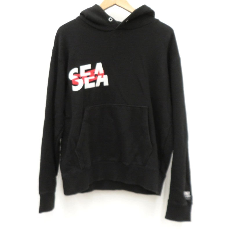 WIND AND SEA | ウィンダンシーウインダンシー ×GOD SELECTION XXX HOODIE パーカー WDS-XXX-SP-07 ブラック サイズ：S【瀬戸大橋店】
