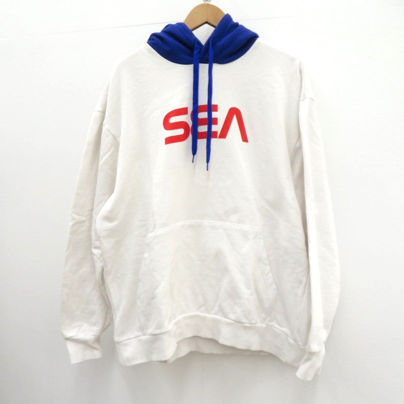 WIND AND SEA | ウィンダンシーウインダンシー SEA(SPC) HOODIE パーカー WDS-20S2-TPS-02 ホワイト サイズ：L【瀬戸大橋店】