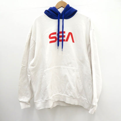 WIND AND SEA | ウィンダンシーウインダンシー SEA(SPC) HOODIE パーカー WDS-20S2-TPS-02 ホワイト サイズ：L【瀬戸大橋店】