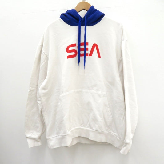 WIND AND SEA | ウィンダンシーウインダンシー SEA(SPC) HOODIE パーカー WDS-20S2-TPS-02 ホワイト サイズ：L【瀬戸大橋店】