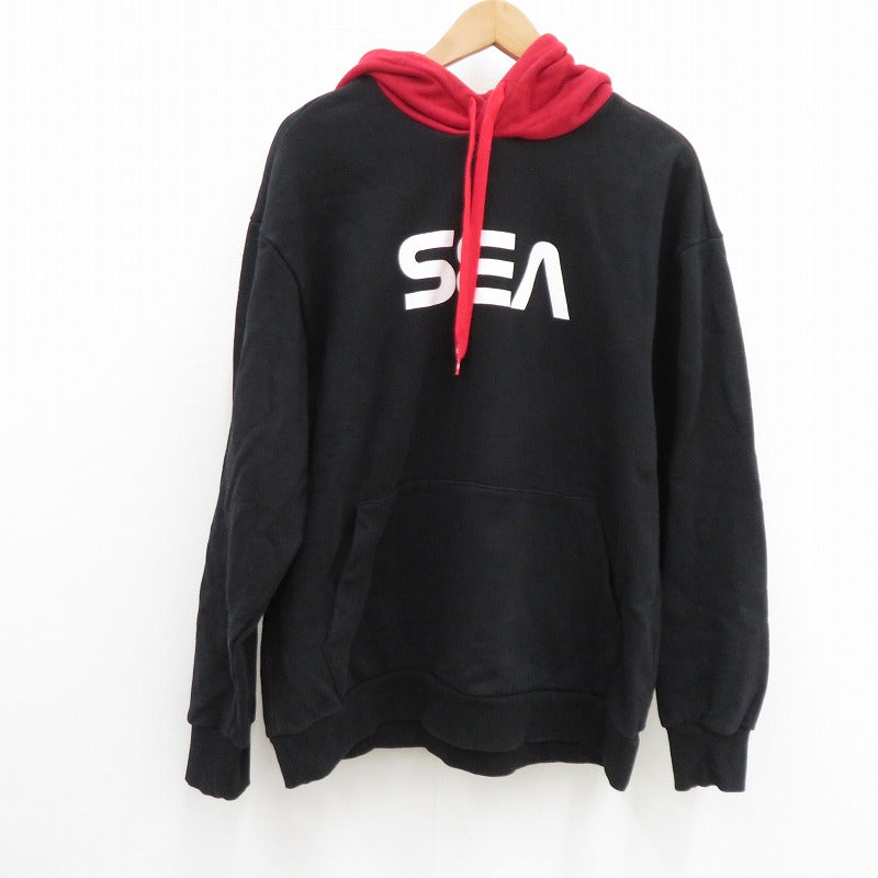 WIND AND SEA | ウィンダンシーウインダンシー SEA(SPC) HOODIE パーカー WDS-20S2-TPS-02 ブラック サイズ：L【瀬戸大橋店】