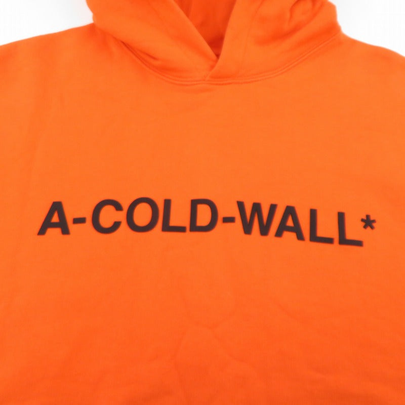 A-COLD-WALL | アコールドウォール ESSENTIAL LOGO HOODIE パーカー オレンジ サイズ：L【瀬戸大橋店】