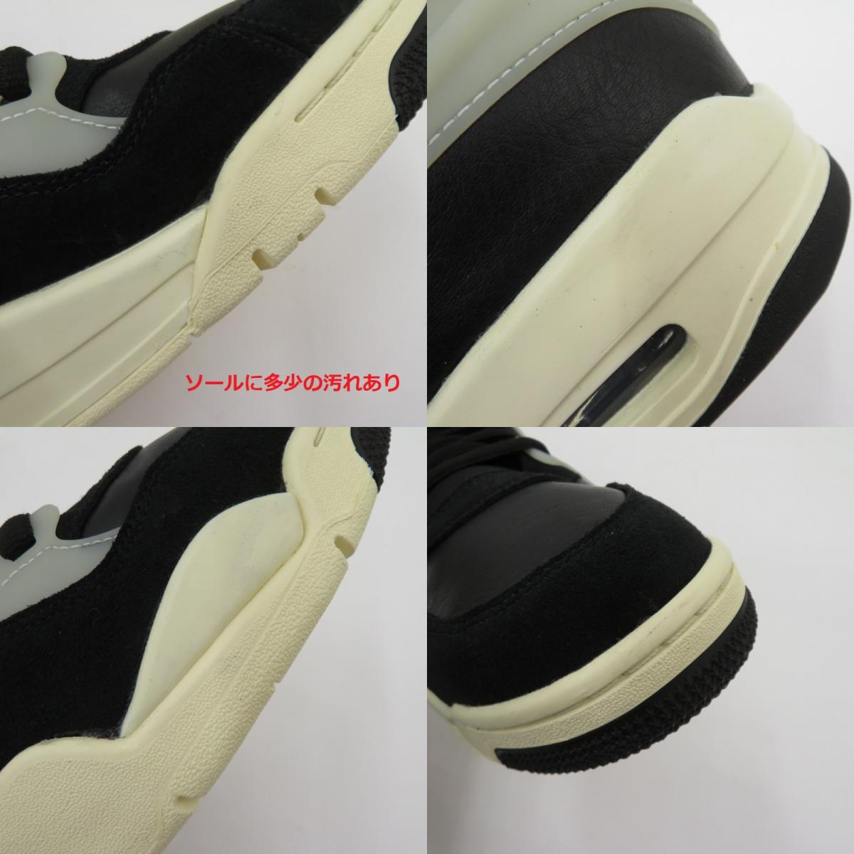 NIKE | ナイキ Air Jordan 4 RM 'Black/Sail' スニーカー FQ7939-006 エアジョーダン ブラック 27cm サイズ：27【瀬戸大橋店】