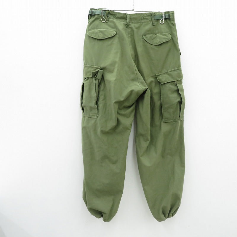 MILITARY衣料 | ミリタリーイリョウ U.S.ARMY M-65 フィールドパンツ パンツ DSA100-74-C-0084 カーキグリーン サイズ：不明【瀬戸大橋店】