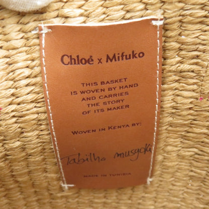 Chloe | クロエ ×Mifuko バスケットバッグ ハンドバッグ ブラウン【瀬戸大橋店】