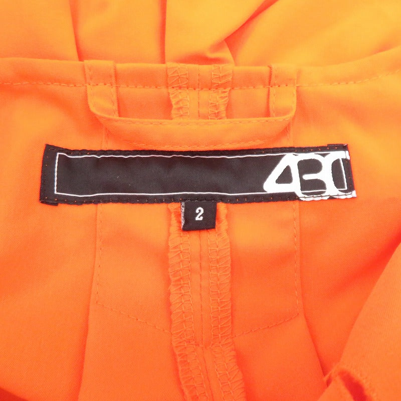 430 - FOURTHIRTY - | フォーサーティー PARKA JACKET その他アウター 22-001 オレンジ サイズ：2【瀬戸大橋店】