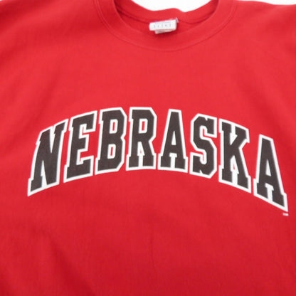 Champion | チャンピオン REVERSE WEAVE NEBRASKA スウェット レッド サイズ：L【瀬戸大橋店】