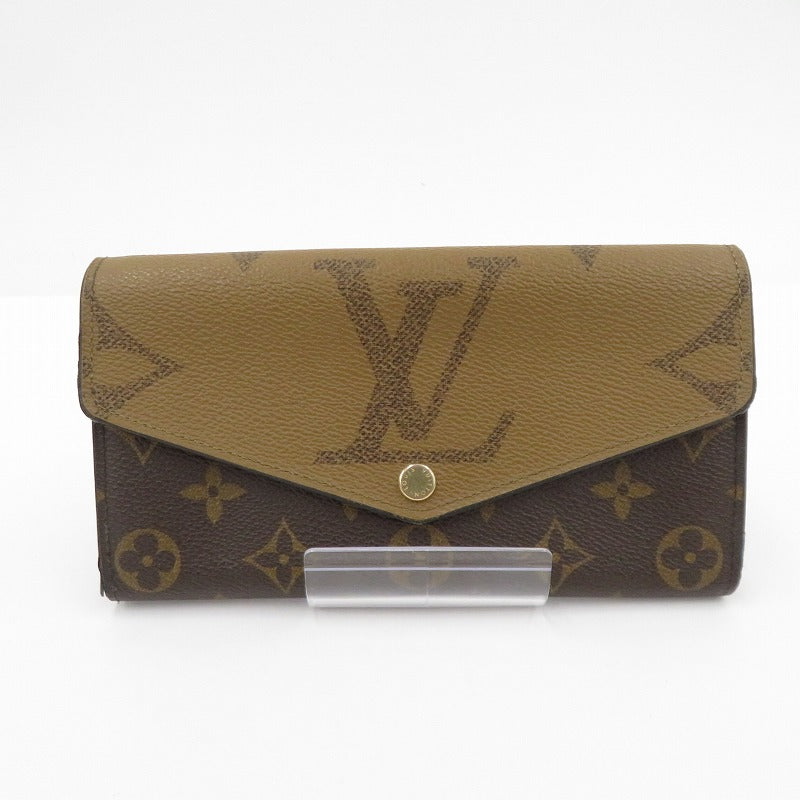 LOUIS VUITTON | ルイ・ヴィトン ポルトフォイユ サラ モノグラム ジャイアント 長財布 M80726 ブラウン【瀬戸大橋店】