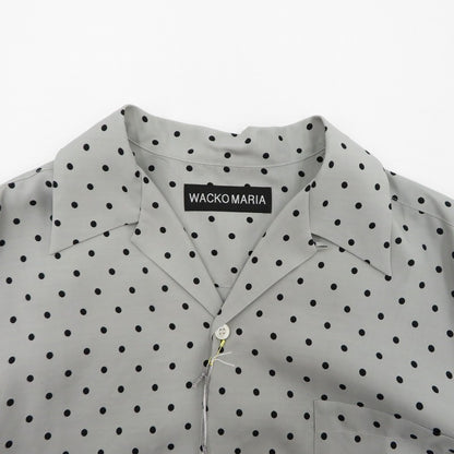 WACKOMARIA | ワコマリア DOTS HAWAIIAN SHIRT その他トップス 25SS-WMS-HI01 グレー サイズ：XL【瀬戸大橋店】