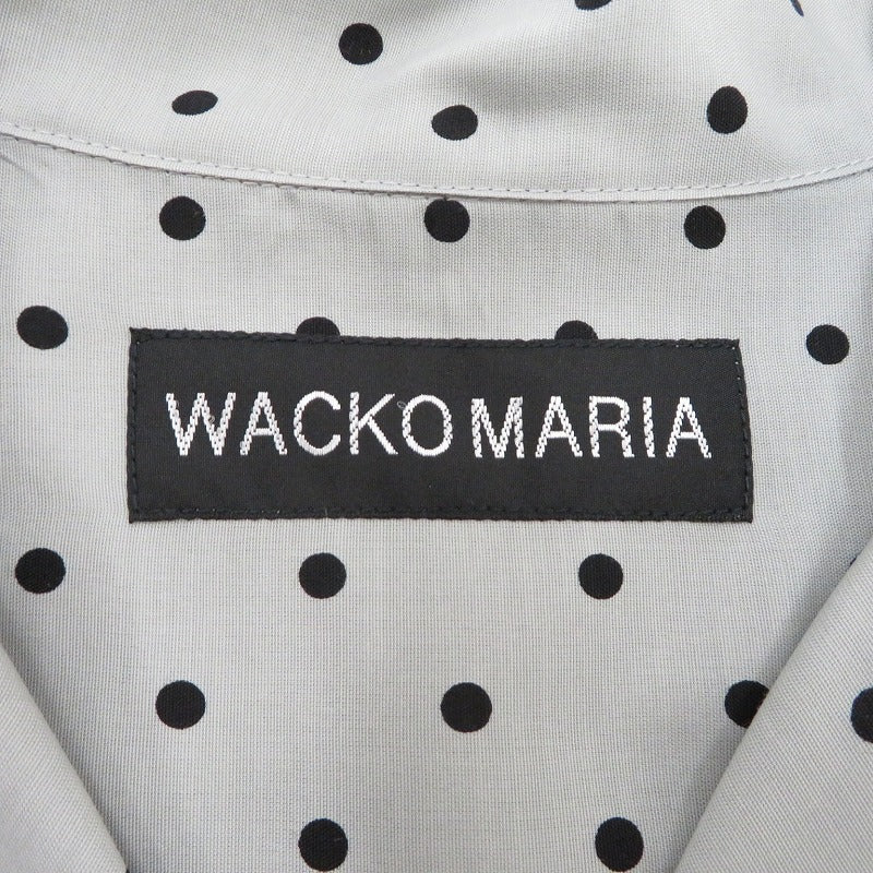 WACKOMARIA | ワコマリア DOTS HAWAIIAN SHIRT その他トップス 25SS-WMS-HI01 グレー サイズ：XL【瀬戸大橋店】