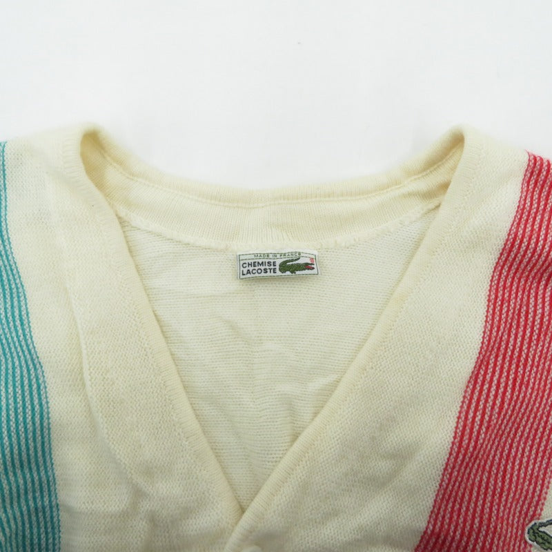 LACOSTE | ラコステ CHEMISE LACOSTE カーディガン ホワイト【瀬戸大橋店】