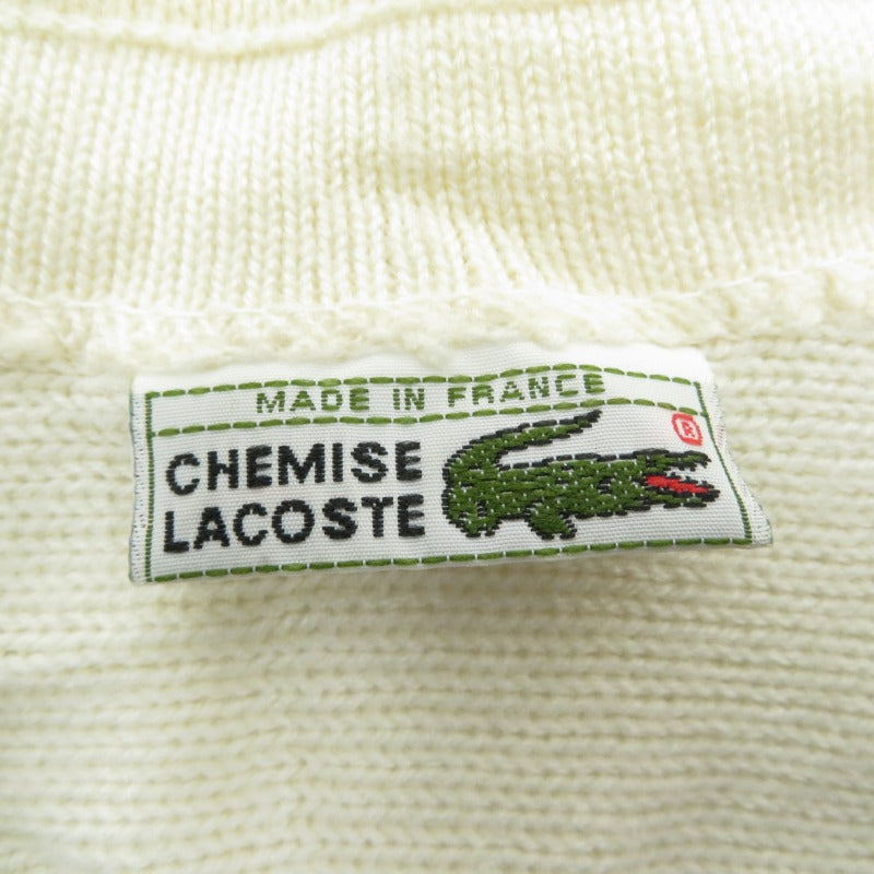 LACOSTE | ラコステ CHEMISE LACOSTE カーディガン ホワイト【瀬戸大橋店】
