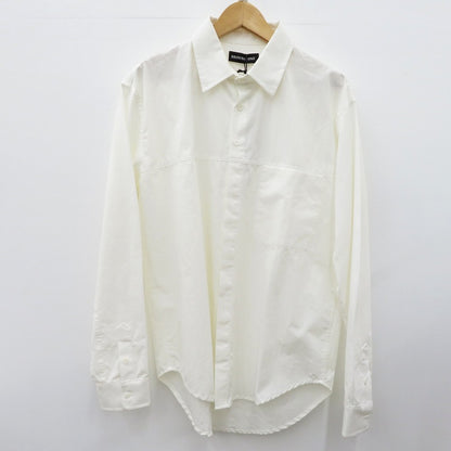 Brownstone/PANELED BUTTON DOWN SHIRT 長袖シャツ 1114010100312 ホワイト サイズ：M【瀬戸大橋店】