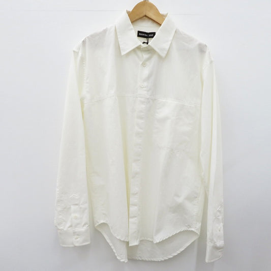 Brownstone/PANELED BUTTON DOWN SHIRT 長袖シャツ 1114010100312 ホワイト サイズ：M【瀬戸大橋店】