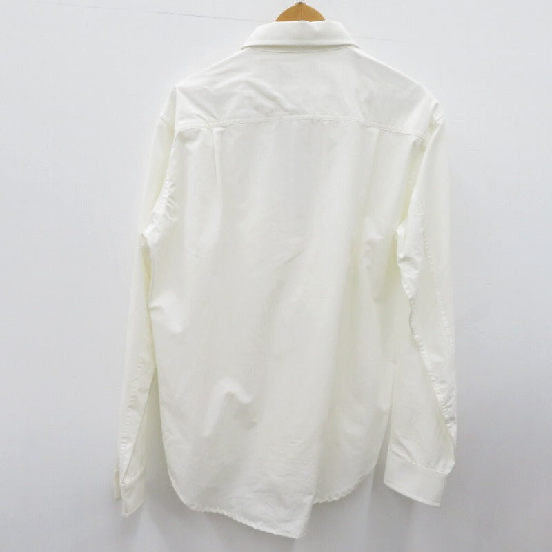 Brownstone/PANELED BUTTON DOWN SHIRT 長袖シャツ 1114010100312 ホワイト サイズ：M【瀬戸大橋店】