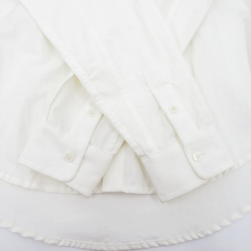 Brownstone/PANELED BUTTON DOWN SHIRT 長袖シャツ 1114010100312 ホワイト サイズ：M【瀬戸大橋店】