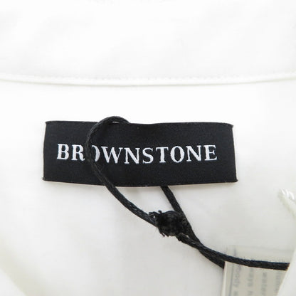 Brownstone/PANELED BUTTON DOWN SHIRT 長袖シャツ 1114010100312 ホワイト サイズ：M【瀬戸大橋店】