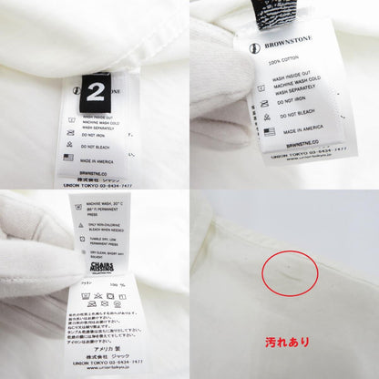 Brownstone/PANELED BUTTON DOWN SHIRT 長袖シャツ 1114010100312 ホワイト サイズ：M【瀬戸大橋店】