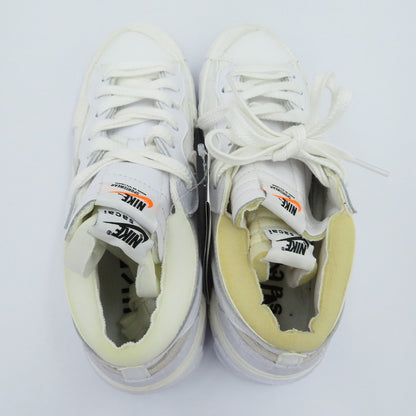 NIKE | ナイキ ×sacai Blazer Low 'White Patent Leather' スニーカー DM6443-100 ブレーザー ホワイト 26.5cm【瀬戸大橋店】