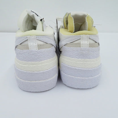 NIKE | ナイキ ×sacai Blazer Low 'White Patent Leather' スニーカー DM6443-100 ブレーザー ホワイト 26.5cm【瀬戸大橋店】