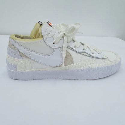 NIKE | ナイキ ×sacai Blazer Low 'White Patent Leather' スニーカー DM6443-100 ブレーザー ホワイト 26.5cm【瀬戸大橋店】