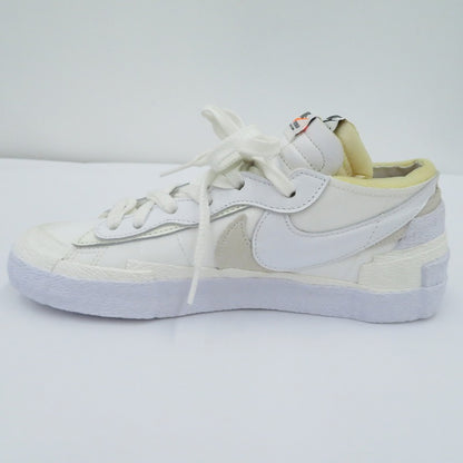 NIKE | ナイキ ×sacai Blazer Low 'White Patent Leather' スニーカー DM6443-100 ブレーザー ホワイト 26.5cm【瀬戸大橋店】
